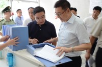 Yu Hui, Deputy Secretary of the Party Working Committee and Deputy Director of the Management Committee of Chengdu Hi-tech Zone, inspects Tianfu Life Science Park on production safety
