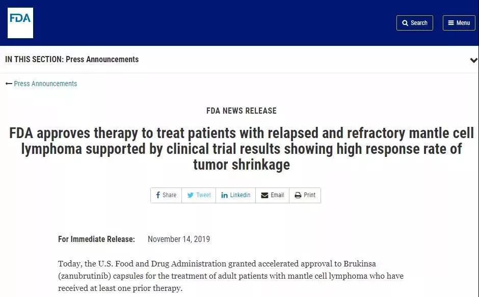 Breakthrough! China’s First Self-developed New Anticancer Drug Approved by FDA